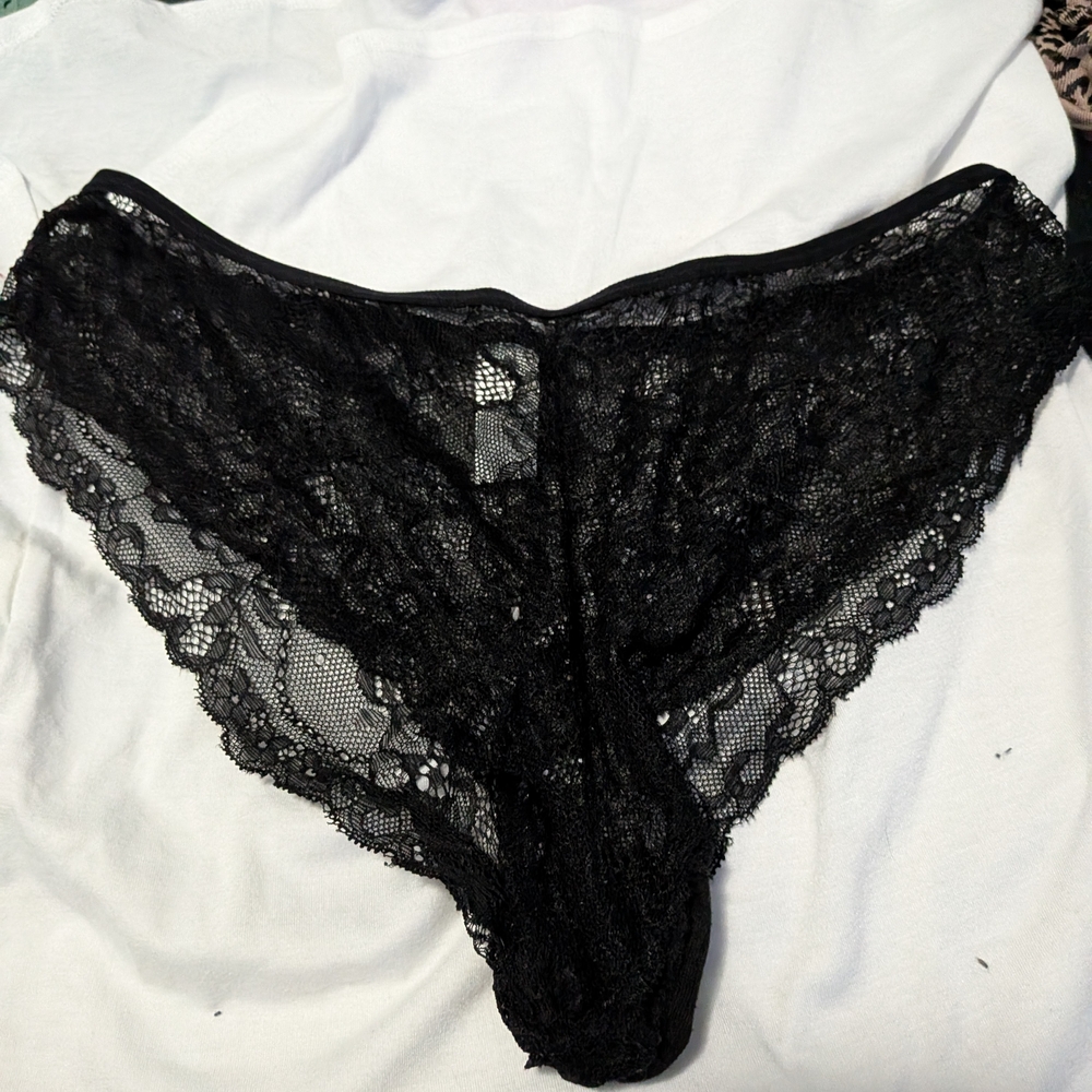 Freestyle Elegant Black Lace Panties